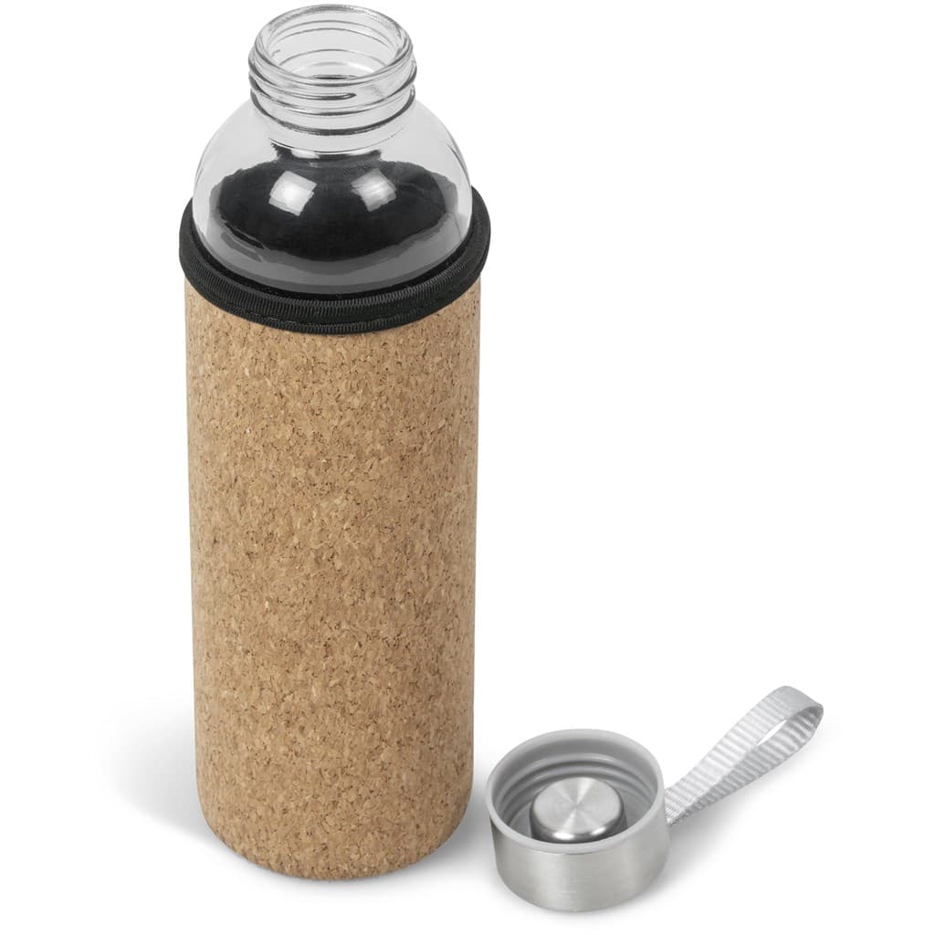 Kooshty Kork  Glass Water Bottle – 500ml thumbnail 2