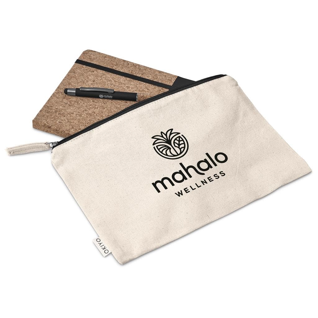 Okiyo Denki Cork Notebook & Pen Set thumbnail 2