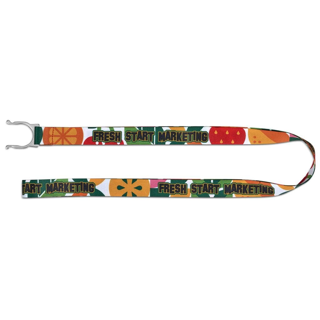 Altitude Aqua Crossbody Double-Sided Sublimated Satin Bottle Lanyard thumbnail 7