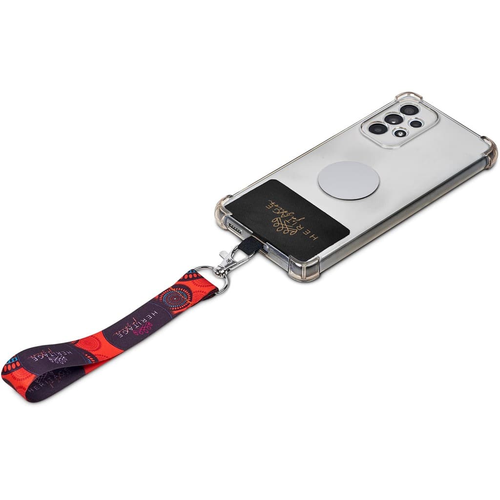 Altitude Rambler Single-Sided Sublimated Satin Wrist Phone Strap thumbnail 2