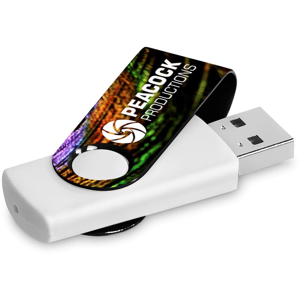 Altitude Axis Gyro White Flash Drive – 8GB thumbnail 4