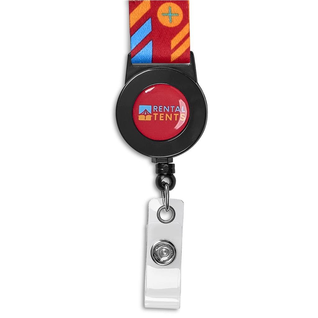 Altitude Badge Reel Single-Sided Sublimated Satin Lanyard thumbnail 4
