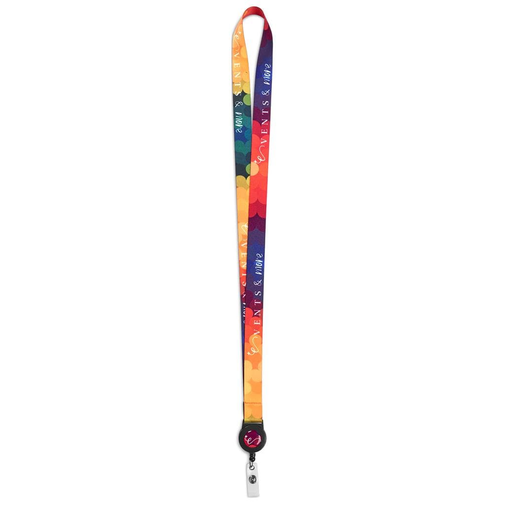 Altitude Badge Reel Double-Sided Sublimated Satin Lanyard thumbnail 4