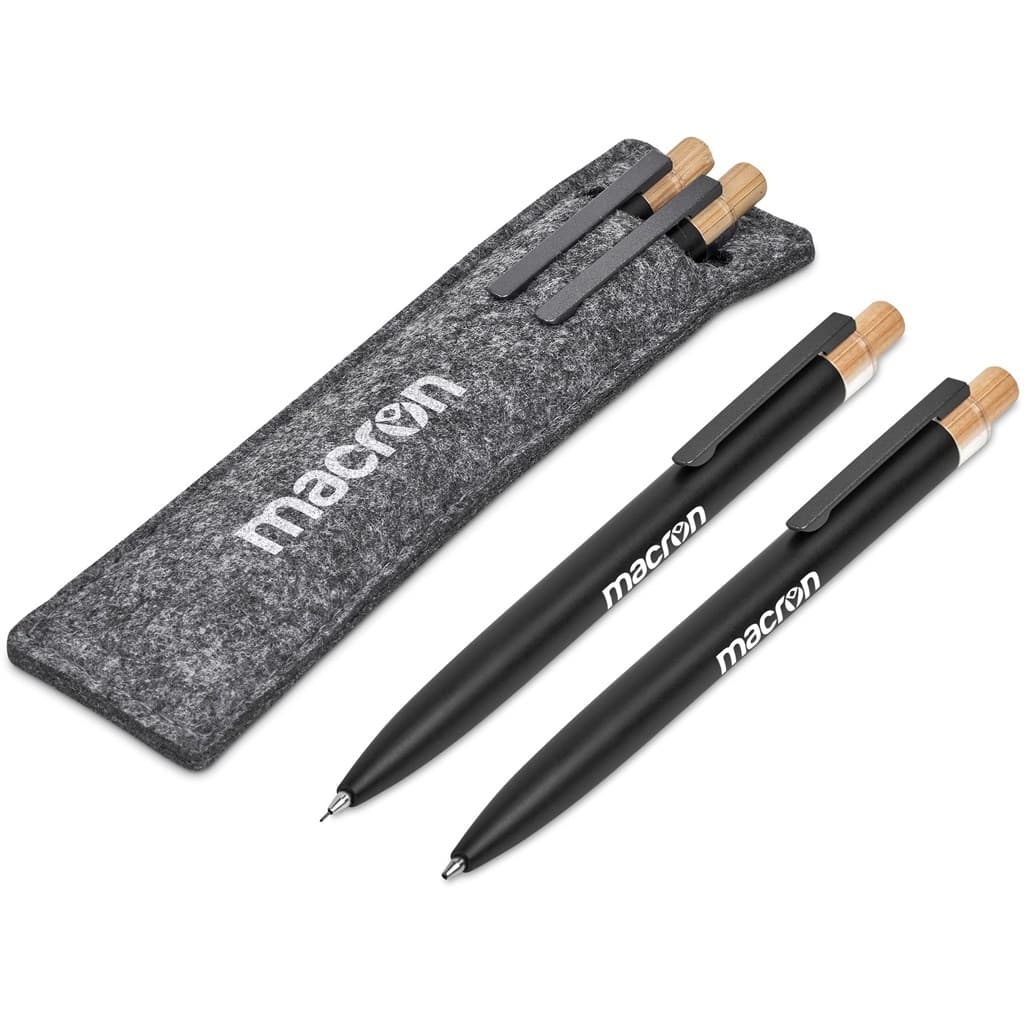 Okiyo Mimo Recycled Aluminum Ball Pen & Pencil Set thumbnail 2