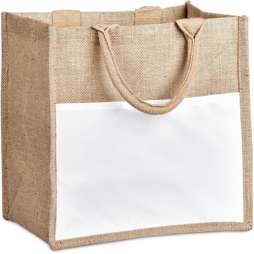 Okiyo Nuri Sublimated Pocket Jute Tote thumbnail 4