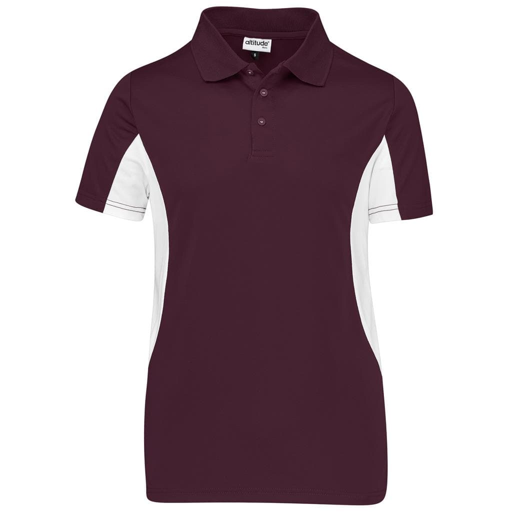 Kids Championship Golf Shirt – Maroon