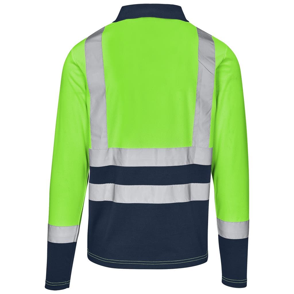 Long Sleeve Surveyor Two-Tone Hi-Viz Golf Shirt thumbnail 5