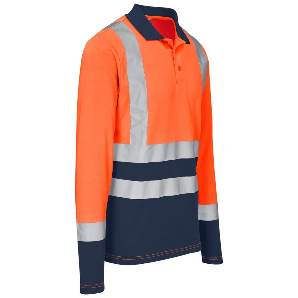 Long Sleeve Surveyor Two-Tone Hi-Viz Golf Shirt thumbnail 8