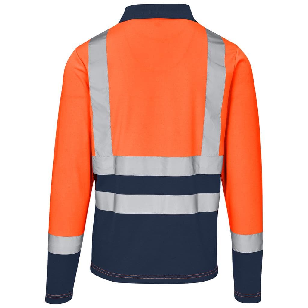 Long Sleeve Surveyor Two-Tone Hi-Viz Golf Shirt thumbnail 9