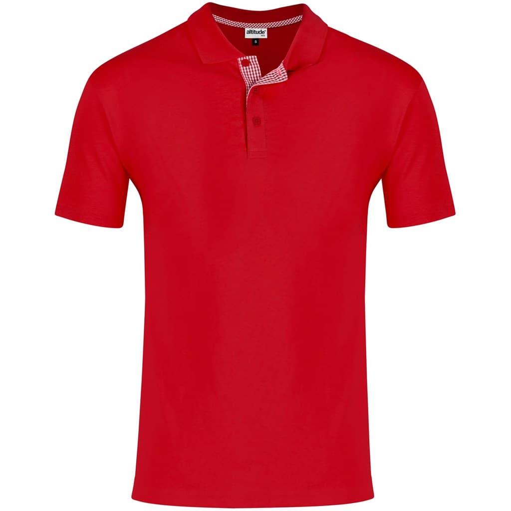 Mens New York Golf Shirt – Red