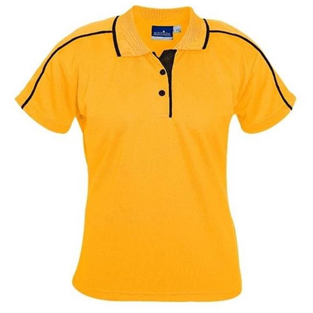 Ladies Vegas Golf Shirt – Yellow