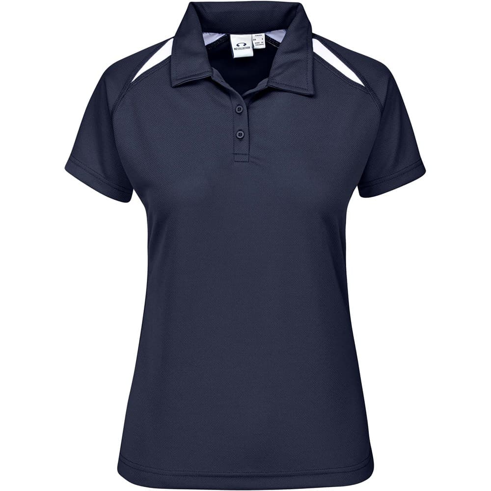 Ladies Splice Golf Shirt – Light Blue thumbnail 4