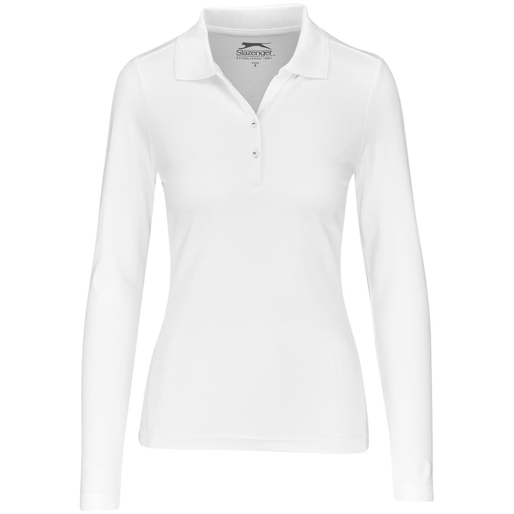 Ladies Long Sleeve Zenith Golf Shirt – Aqua thumbnail 3