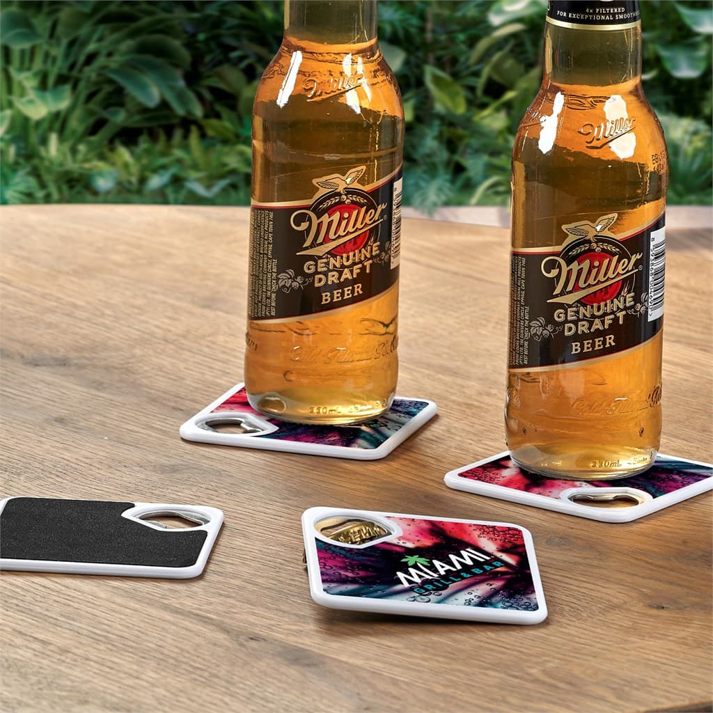 Altitude Sela Recycled Plastic Bottle Opener Coaster thumbnail 4