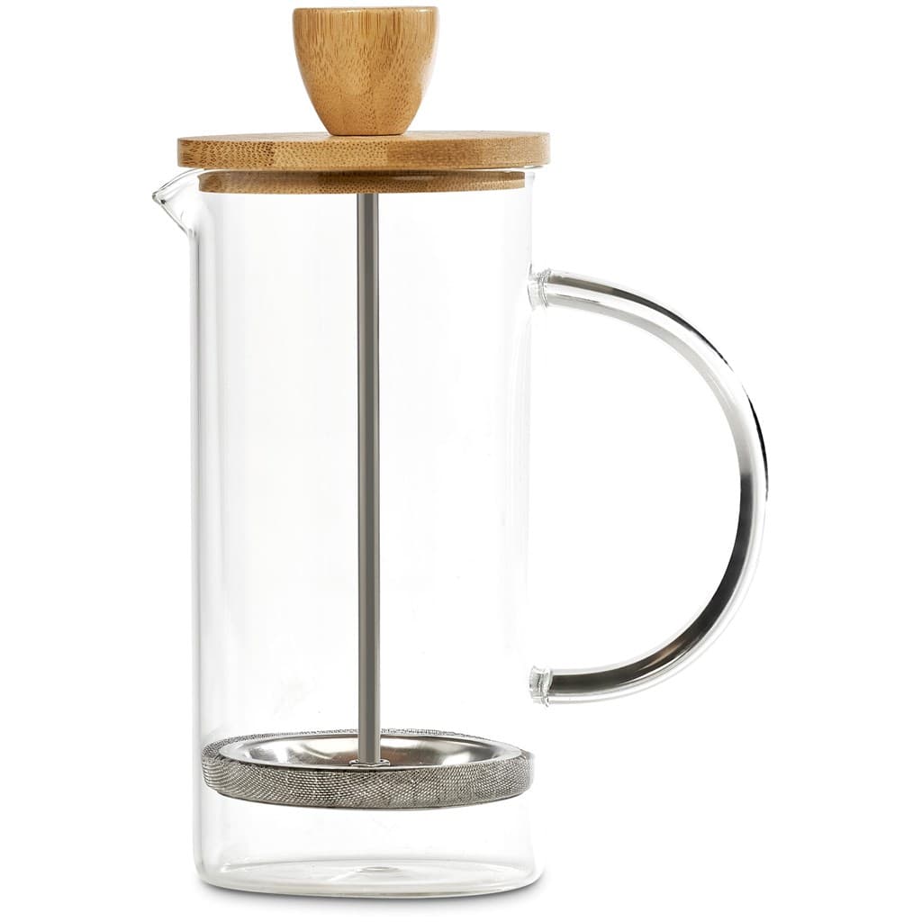 Okiyo Osu Glass & Bamboo Coffee Plunger – 350ml thumbnail 2
