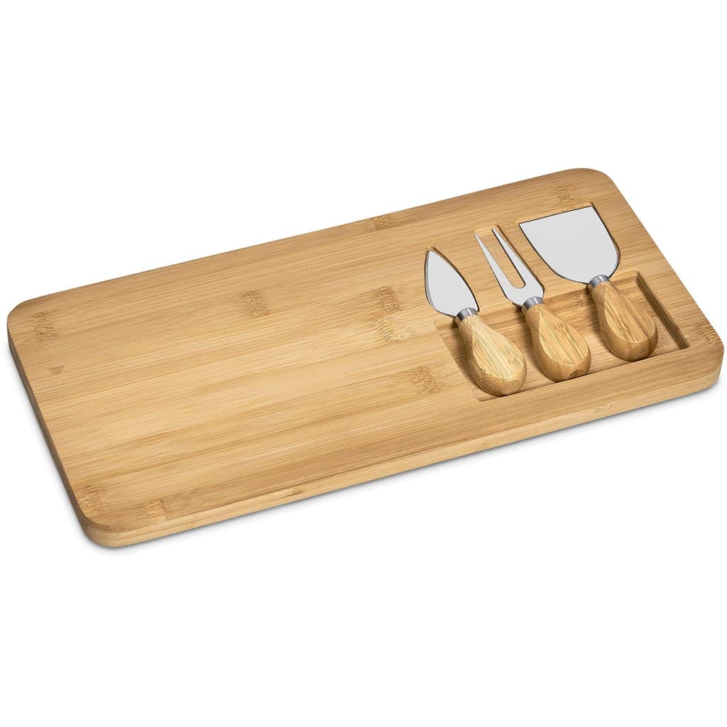 Okiyo Chizu Bamboo Cheese Board Set thumbnail 6