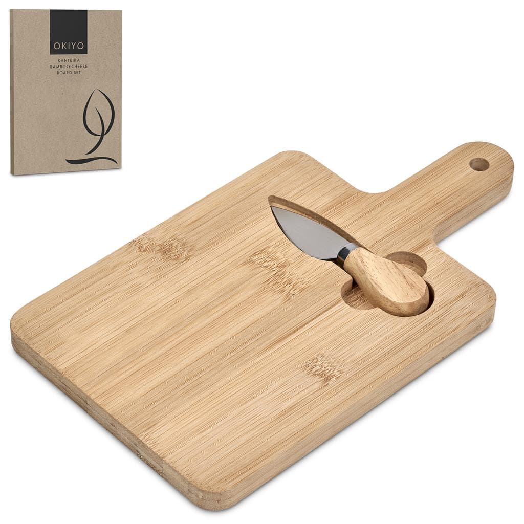 Okiyo Kanteika Bamboo Cheese Board Set thumbnail 2
