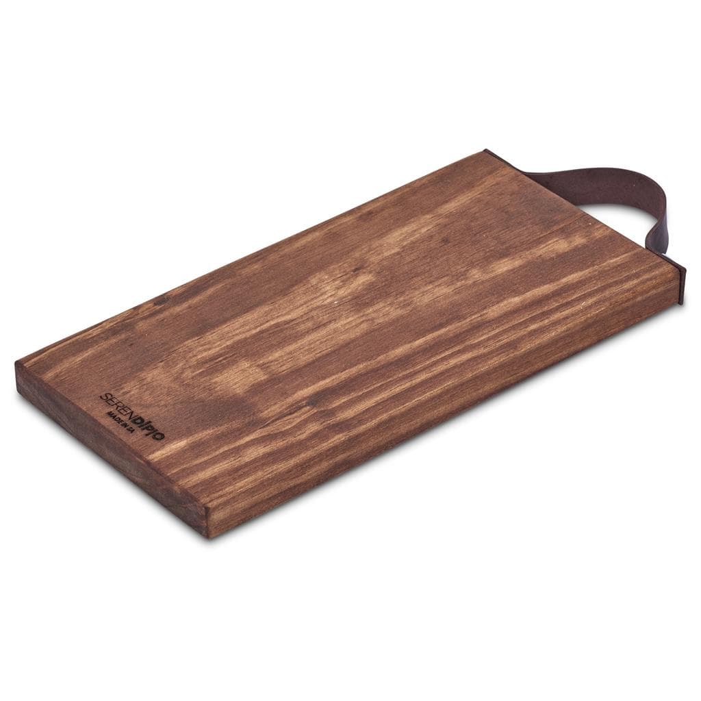 Serendipio Small Team Time Wooden Tray with Leather Strap thumbnail 8