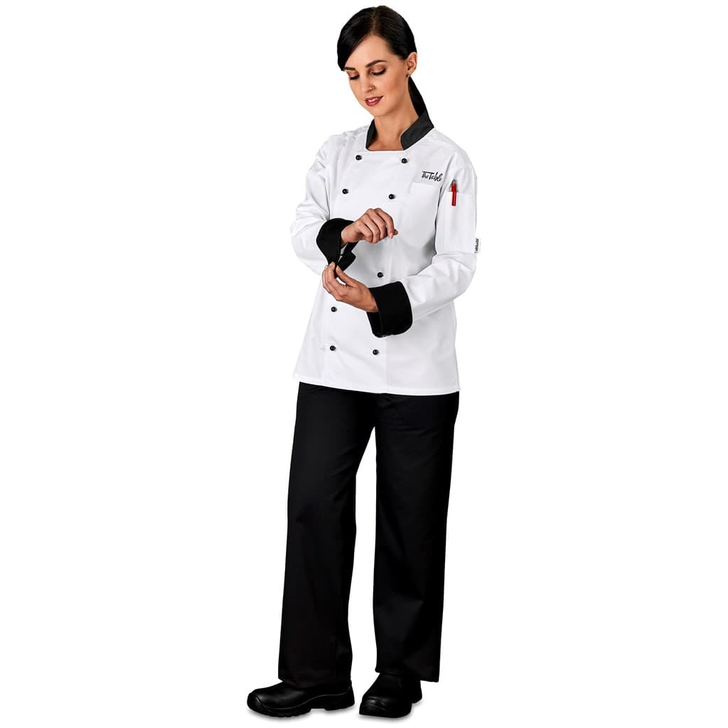 Unisex Long Sleeve Toulon Chef Jacket thumbnail 12