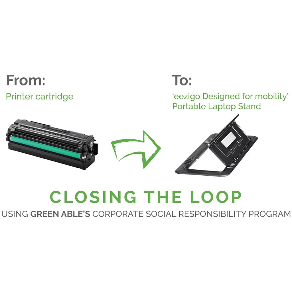 Okiyo Eezigo Recycled Plastic Portable Laptop Stand thumbnail 4