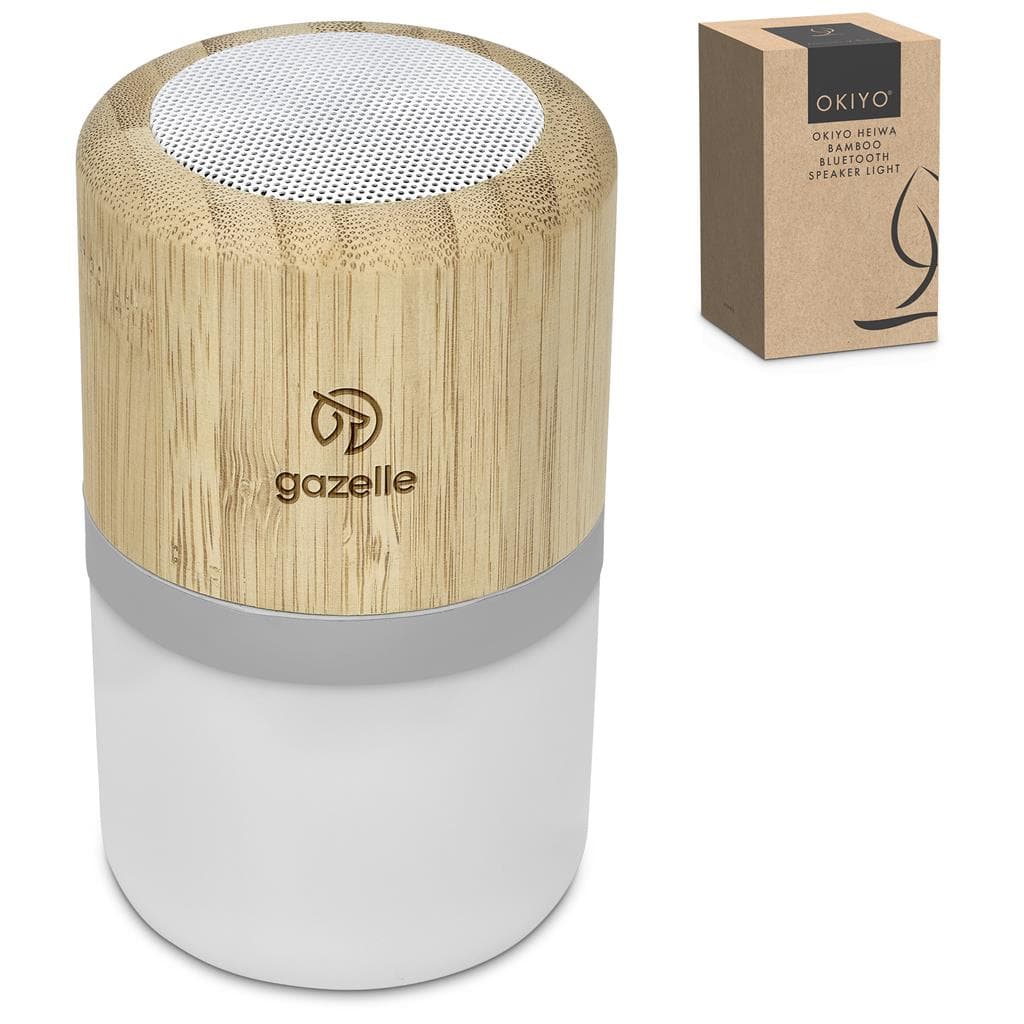 Okiyo Heiwa Bamboo Bluetooth Speaker & Night Light thumbnail 7