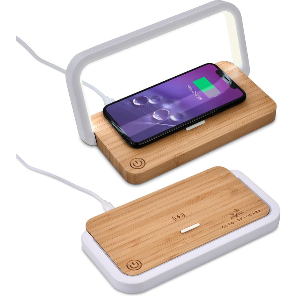 Okiyo Yoru Bamboo Wireless Charger & Night Light thumbnail 6