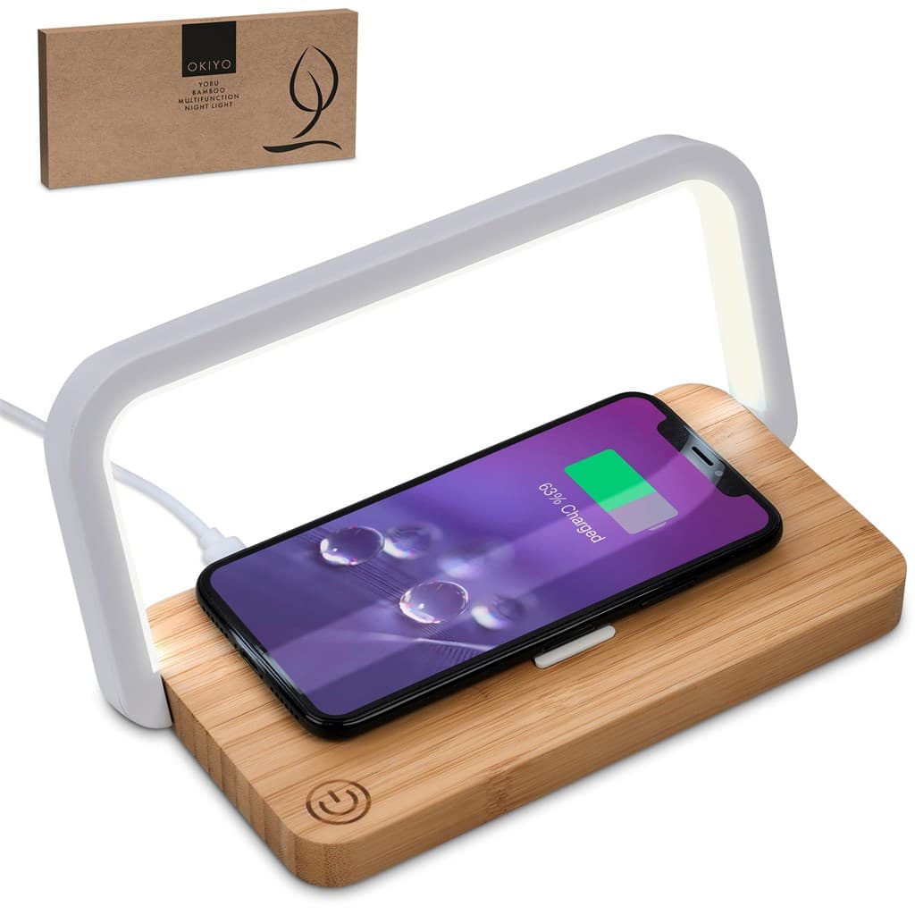 Okiyo Yoru Bamboo Wireless Charger & Night Light thumbnail 25