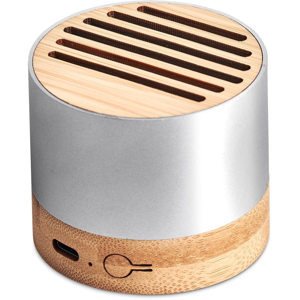 Okiyo Utau Bamboo & Recycled Aluminium Bluetooth Speaker thumbnail 8