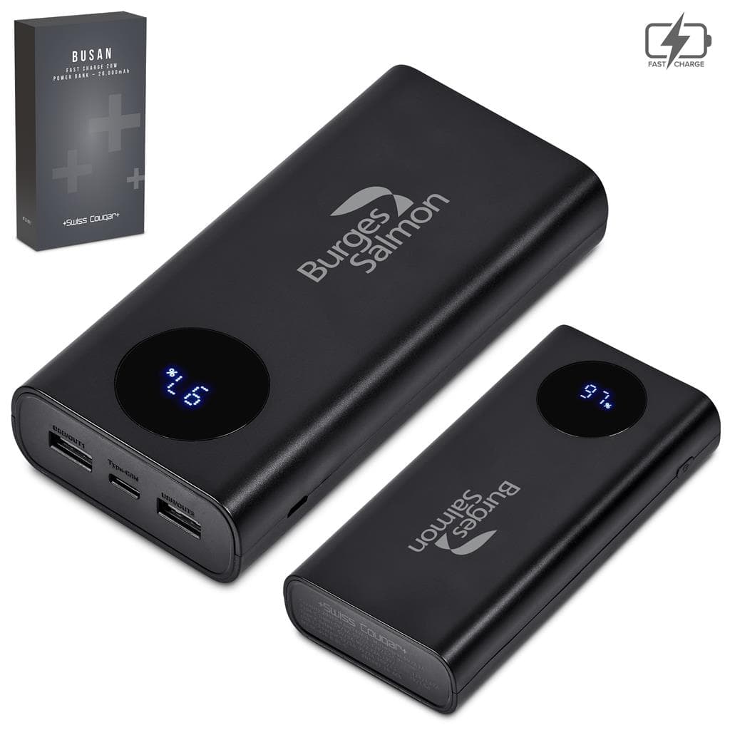 Swiss Cougar Busan Fast Charge 20W Power Bank – 20,000mAh thumbnail 8