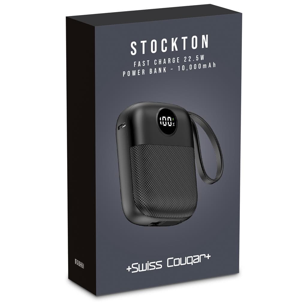 Swiss Cougar Stockton Fast Charge 22.5W Power Bank – 10000mAh thumbnail 3