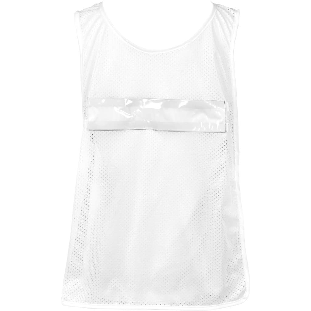 Hoppla Jackal Caddy Bib with PVC Name Sleeve-White thumbnail 4