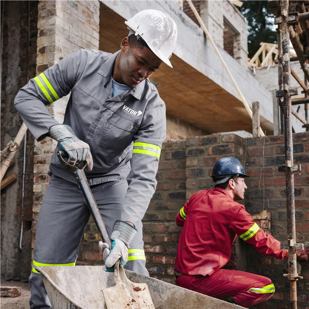 Trade Polycotton Conti Suit – Reflective Arms & Legs – Yellow Tape