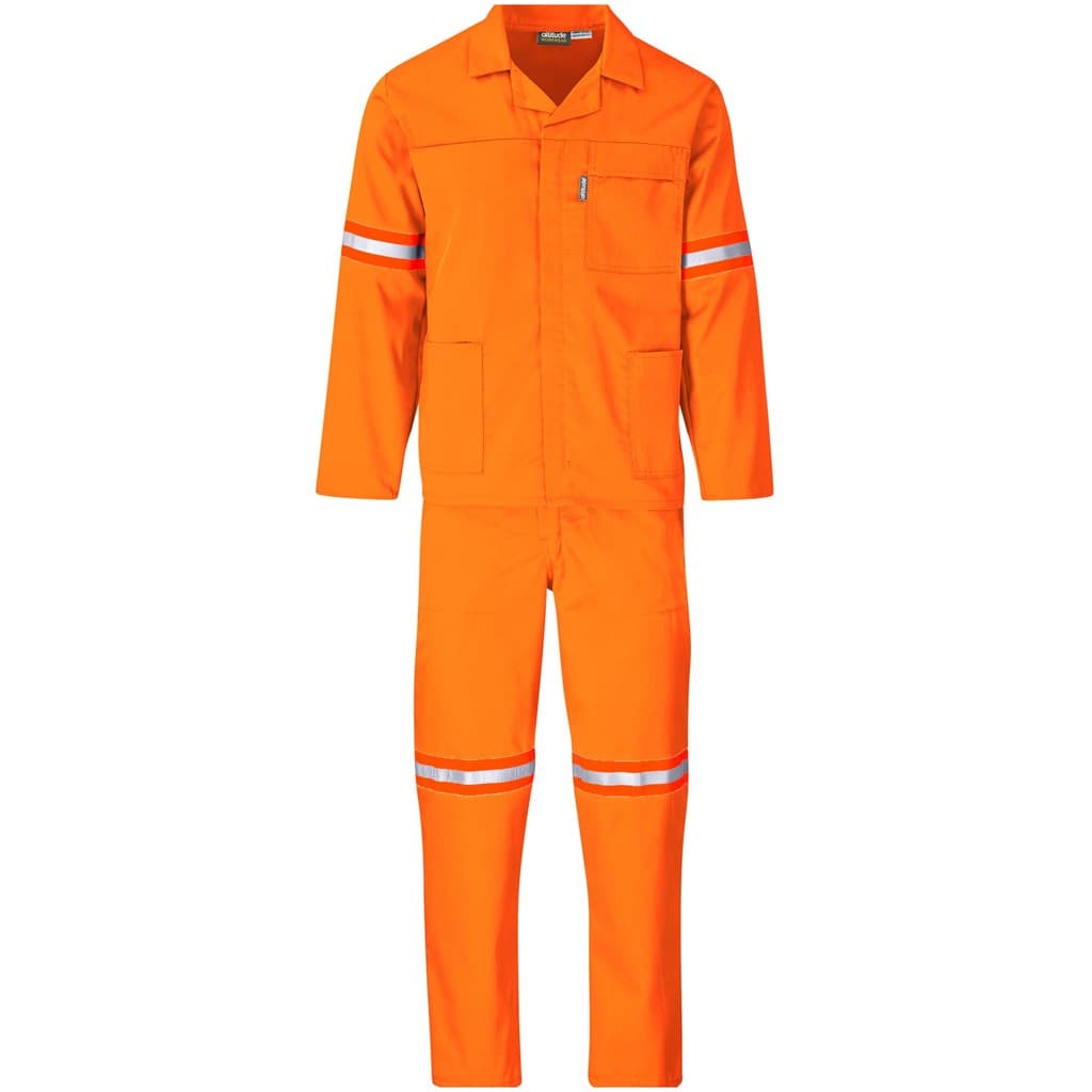 Trade Polycotton Conti Suit – Reflective Arms & Legs – Orange Tape thumbnail 24