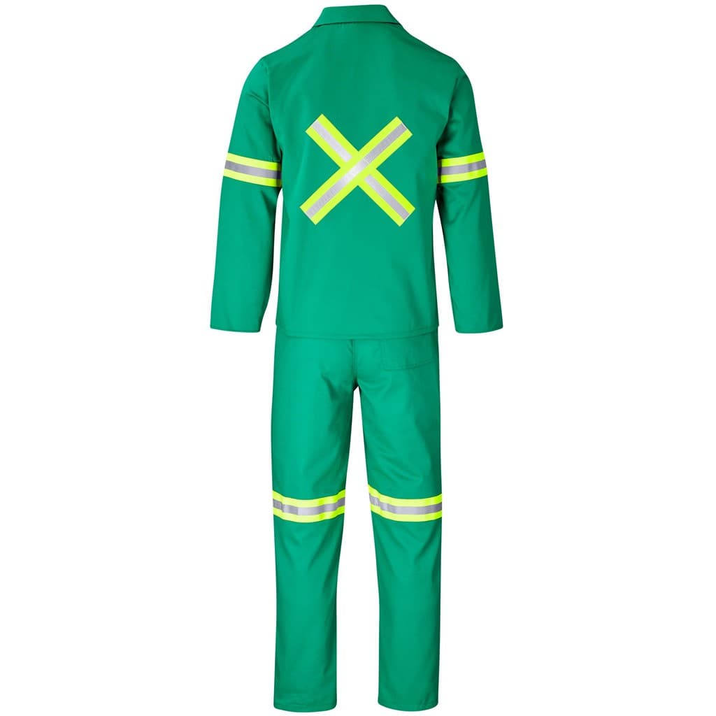 Trade Polycotton Conti Suit – Reflective Arms, Legs & Back – Yellow Tape thumbnail 11