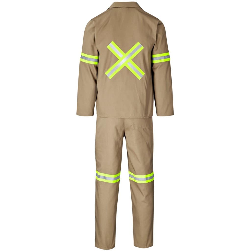 Trade Polycotton Conti Suit – Reflective Arms, Legs & Back – Yellow Tape thumbnail 17