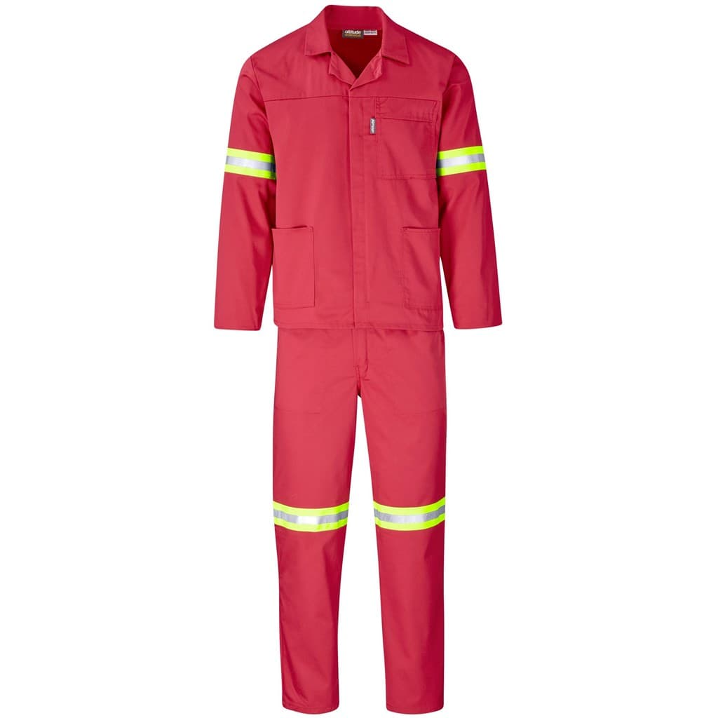 Trade Polycotton Conti Suit – Reflective Arms, Legs & Back – Yellow Tape thumbnail 25