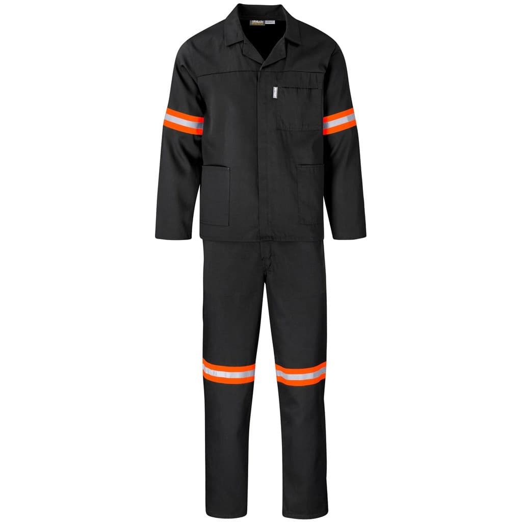 Trade Polycotton Conti – Suit Reflective Arms, Legs & Back – Orange Tape thumbnail 6