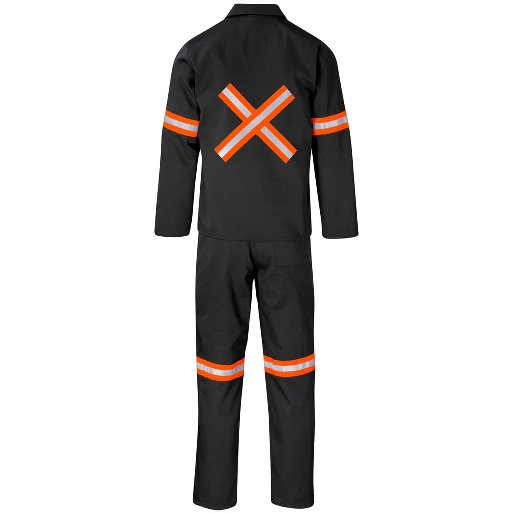 Trade Polycotton Conti – Suit Reflective Arms, Legs & Back – Orange Tape thumbnail 8
