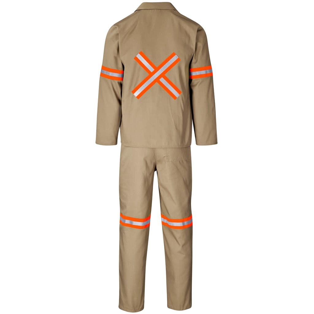 Trade Polycotton Conti – Suit Reflective Arms, Legs & Back – Orange Tape thumbnail 16