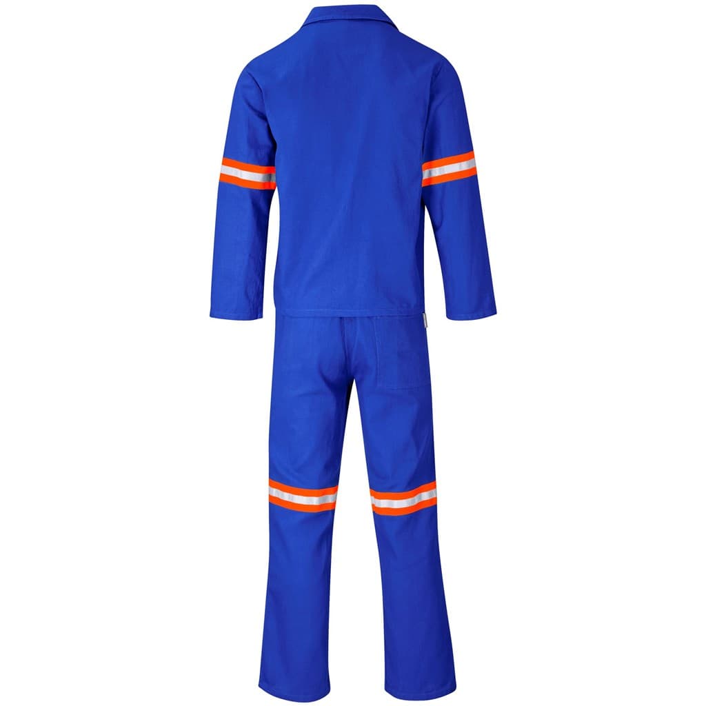 Technician 100% Cotton Conti Suit – Reflective Arms & Legs – Orange Tape thumbnail 11