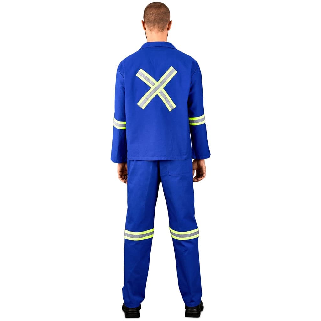 Technician 100% Cotton Conti Suit – Reflective Arms, Legs & Back – Yellow Tape thumbnail 5