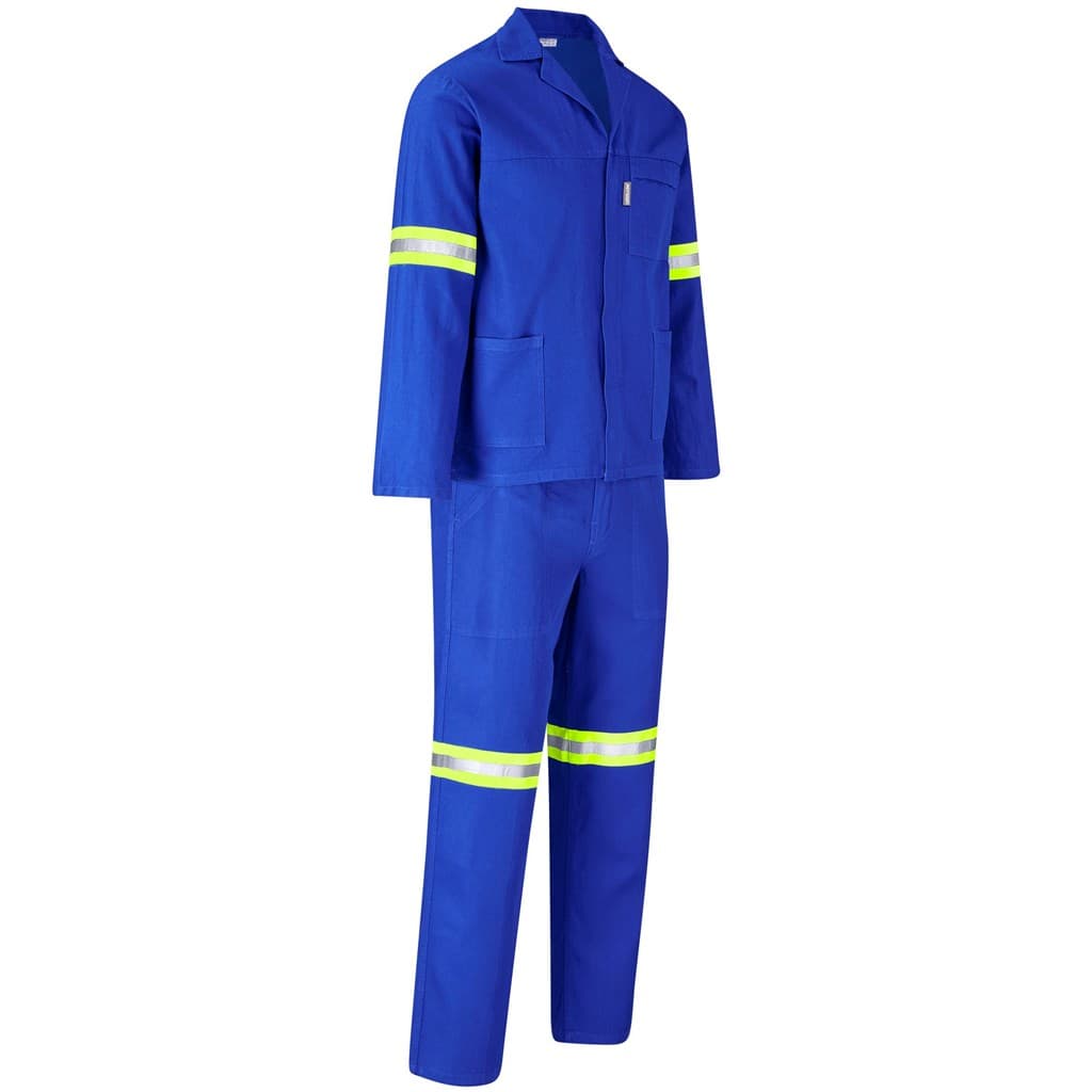 Technician 100% Cotton Conti Suit – Reflective Arms, Legs & Back – Yellow Tape thumbnail 15
