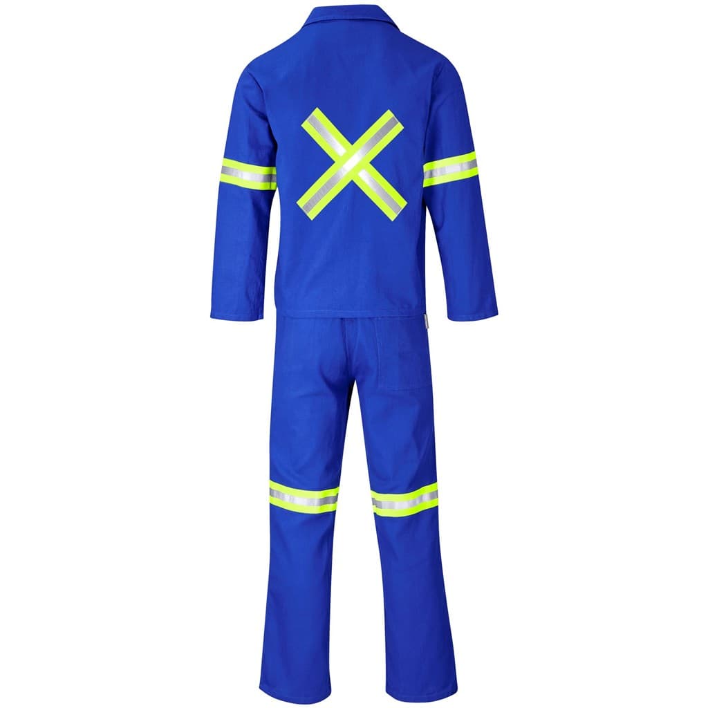 Technician 100% Cotton Conti Suit – Reflective Arms, Legs & Back – Yellow Tape thumbnail 16