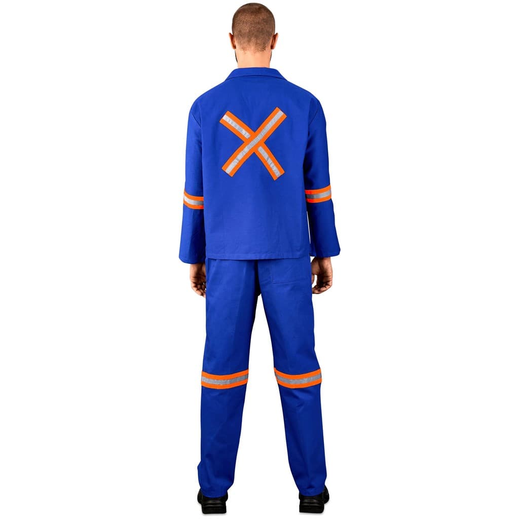 Technician 100% Cotton Conti Suit – Reflective Arms, Legs & Back – Orange Tape thumbnail 6