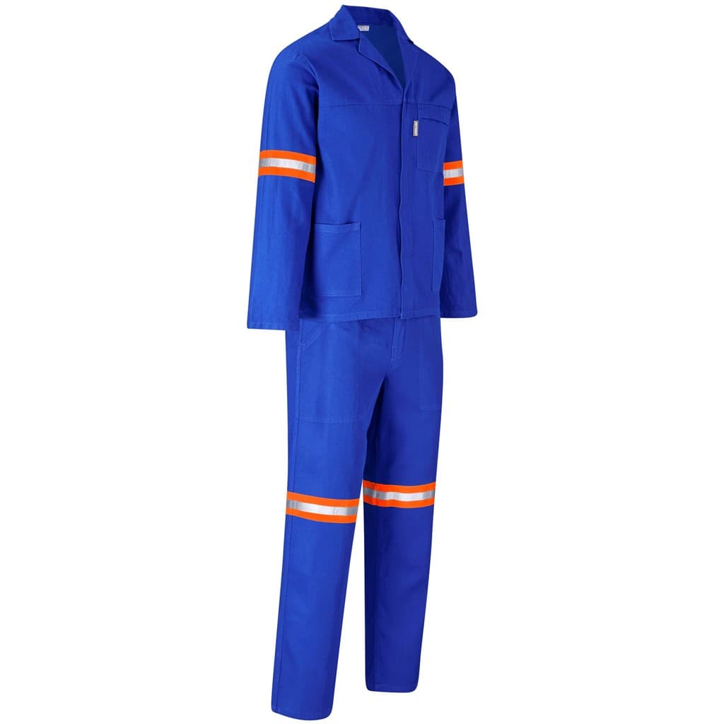Technician 100% Cotton Conti Suit – Reflective Arms, Legs & Back – Orange Tape thumbnail 12