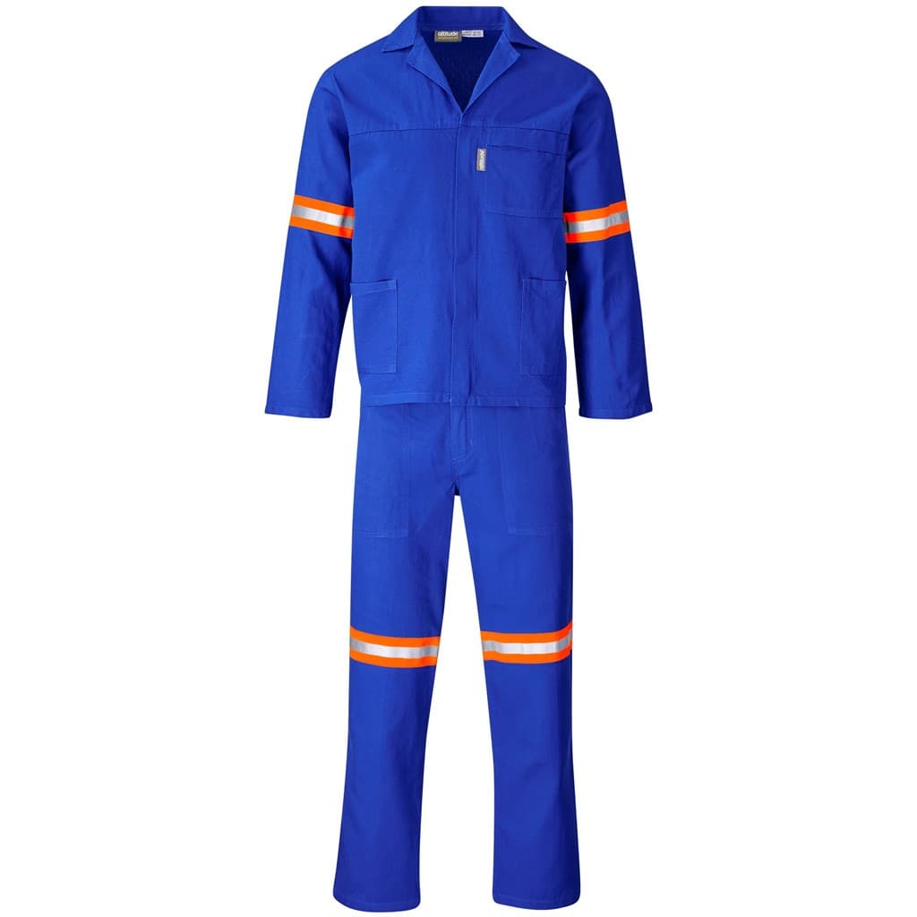 Technician 100% Cotton Conti Suit – Reflective Arms, Legs & Back – Orange Tape thumbnail 11