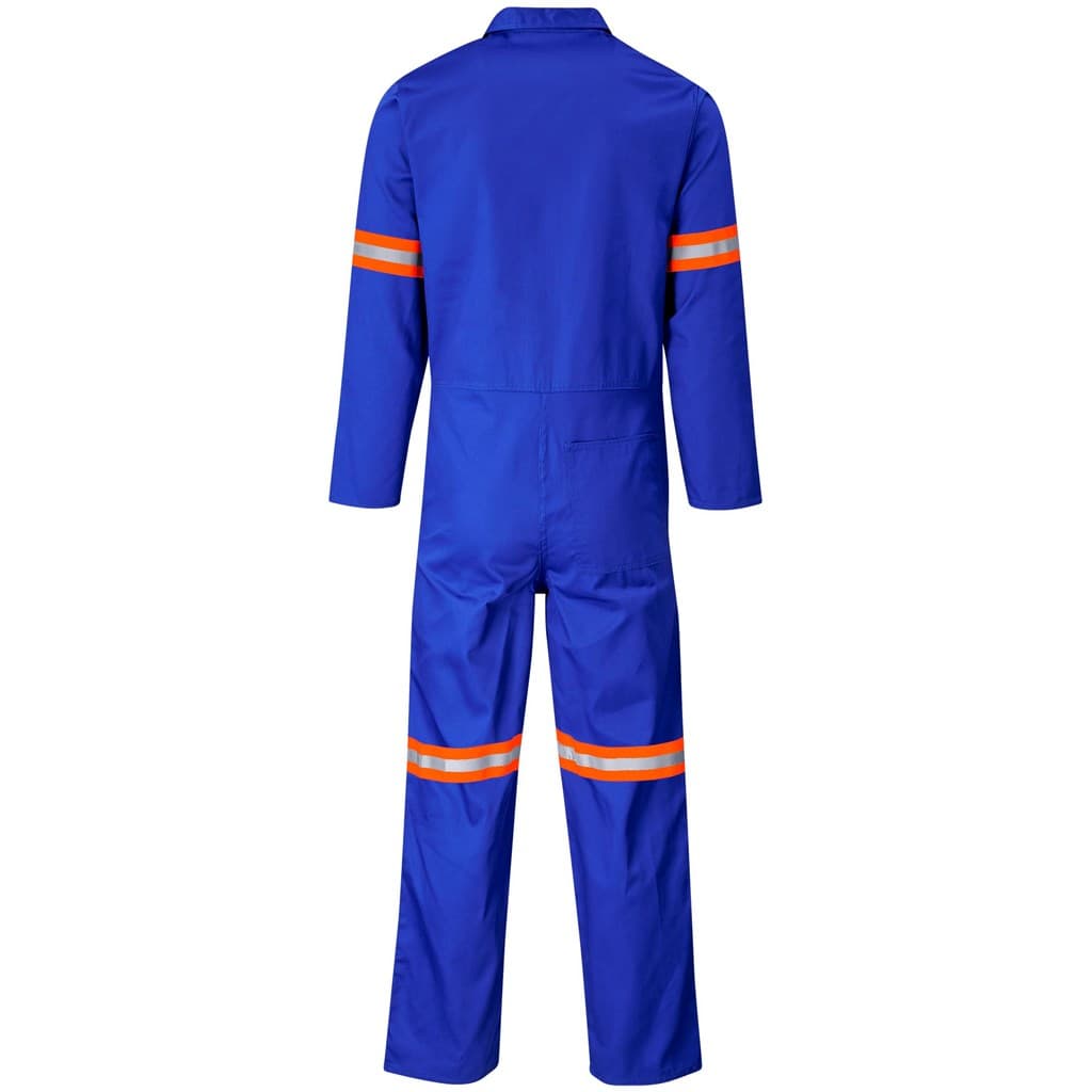 Safety Polycotton Boiler Suit – Reflective Arms & Legs – Orange Tape thumbnail 9