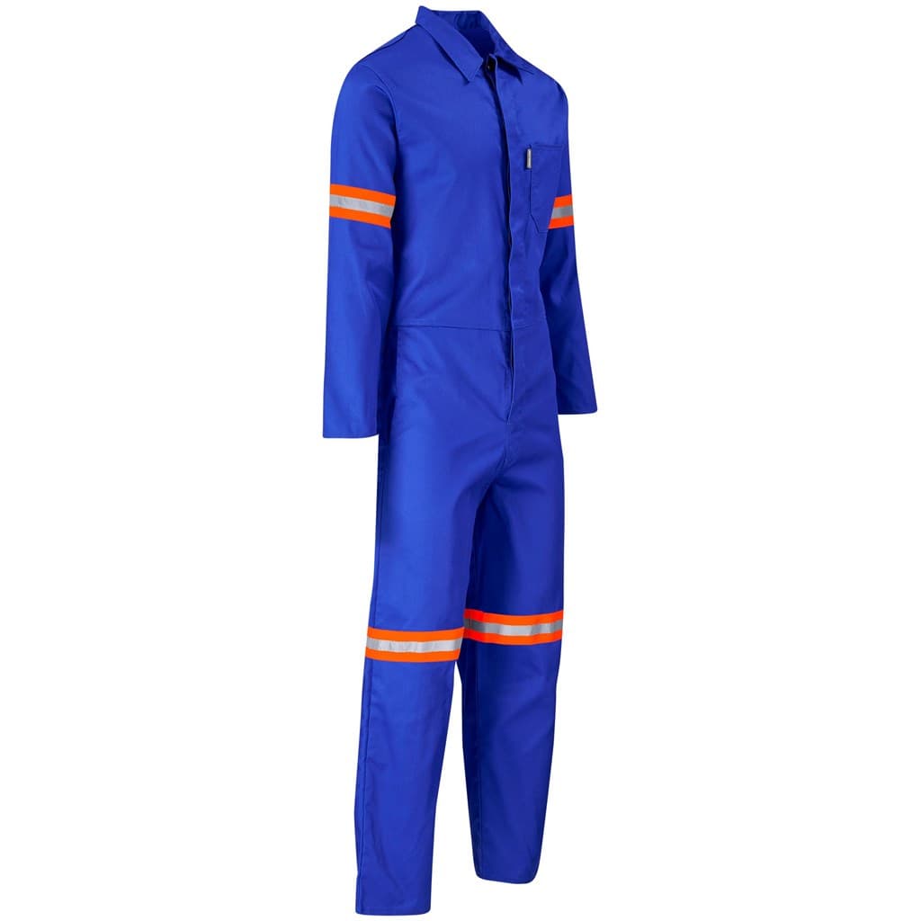 Safety Polycotton Boiler Suit – Reflective Arms & Legs – Orange Tape thumbnail 10