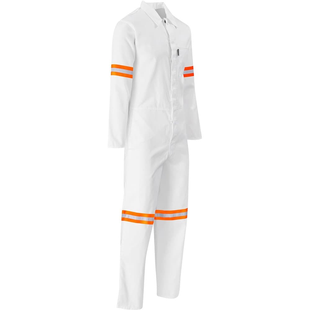 Safety Polycotton Boiler Suit – Reflective Arms & Legs – Orange Tape thumbnail 13