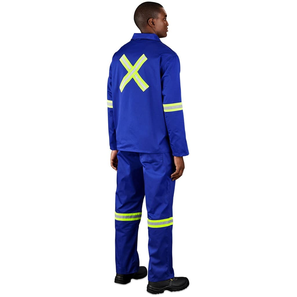 Site Premium Polycotton Jacket – Reflective Arms & Back – Yellow Tape thumbnail 2